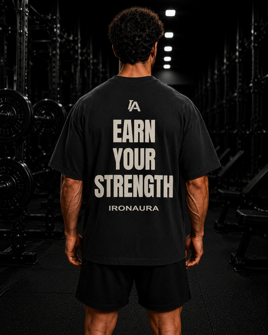 Unisex Oversized Classic T-Shirt EARN YOUR STRENGTH